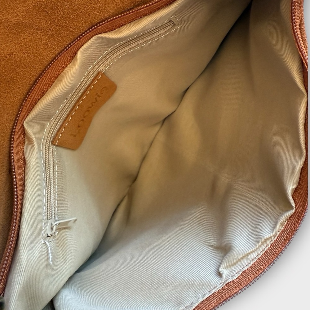Loowie Suede Buckle Crossbody Bag - Picture 4 of 8